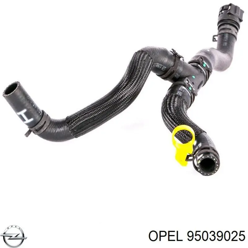 Шланг отопителя обратка 95039025 Opel