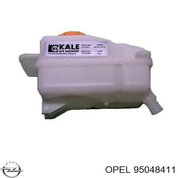 95048411 Opel tanque de expansão do sistema de esfriamento