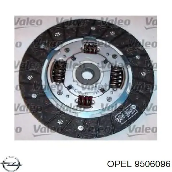 9506096 Opel Сцепление в сборе