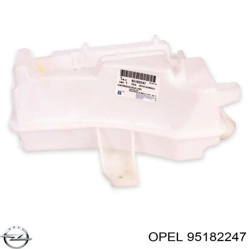 95182247 Opel tanque de fluido para lavador de vidro