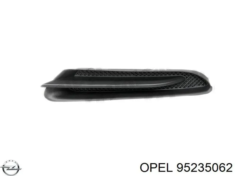 Молдинг бампера переднего левый 95235062 Opel