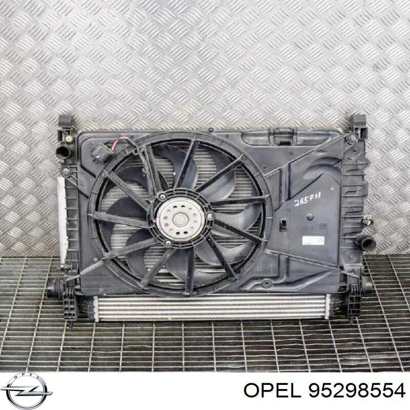 Радиатор 95298554 Opel