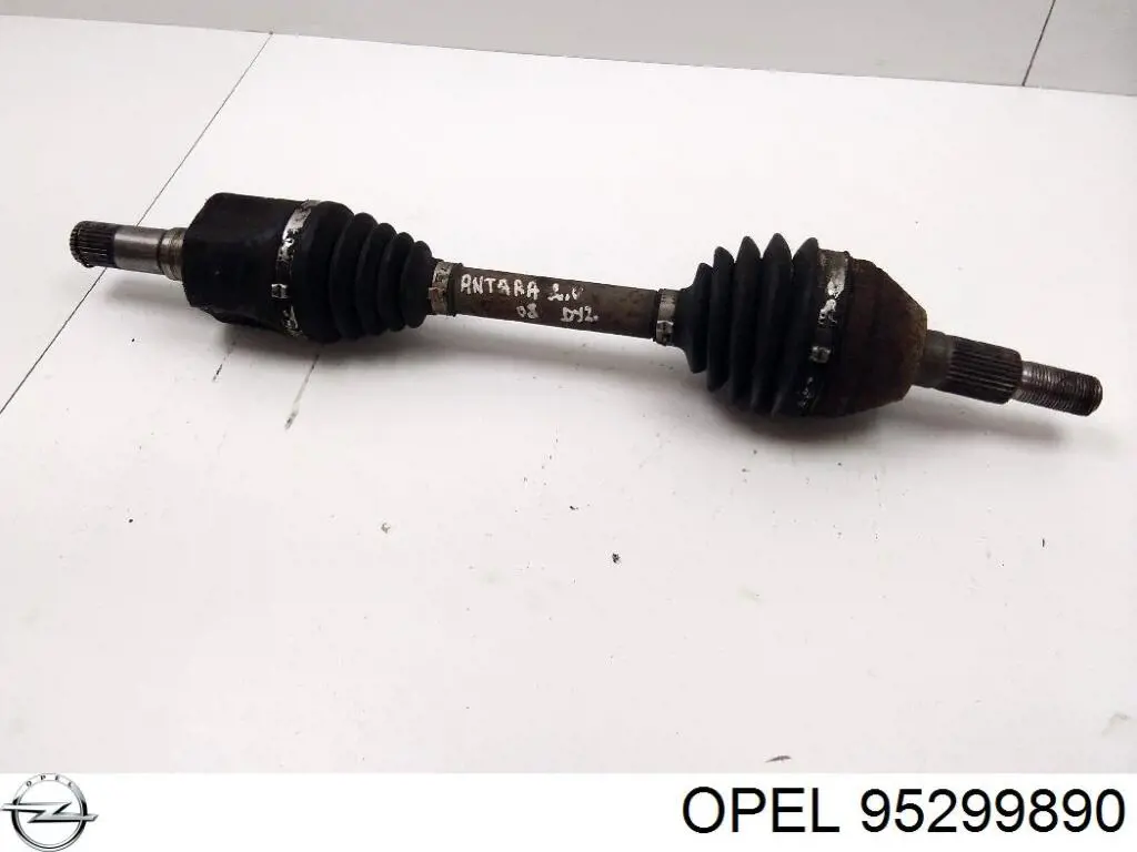 95299890 Opel полуось (привод передняя левая)