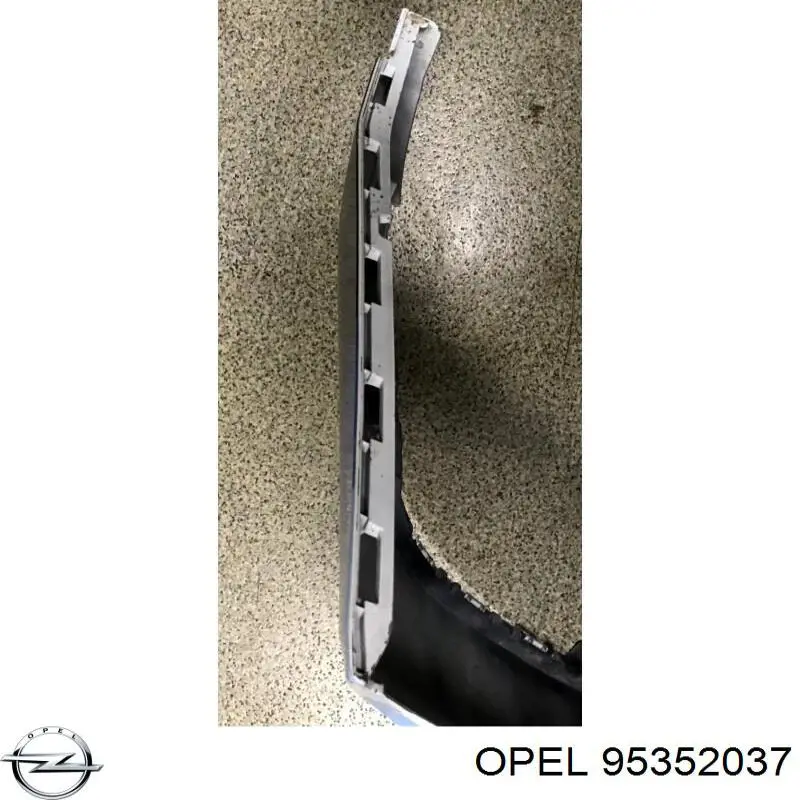 95352037 Opel pára-choque traseiro, parte esquerda
