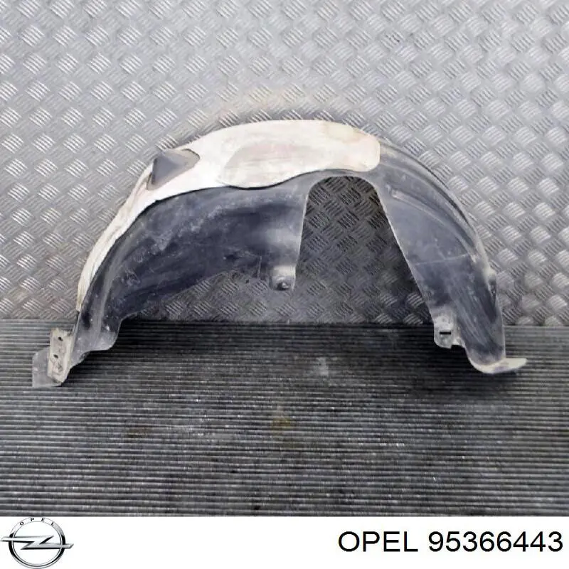 Guarda-barras do pára-lama traseiro direito para Opel Mokka 