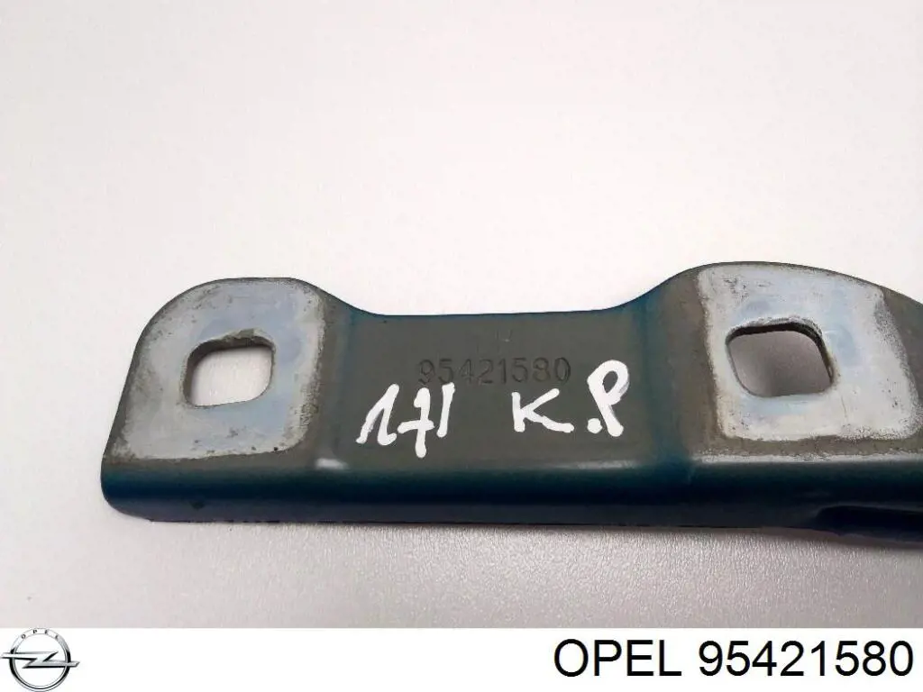 95421580 Opel Шарнир капота левый