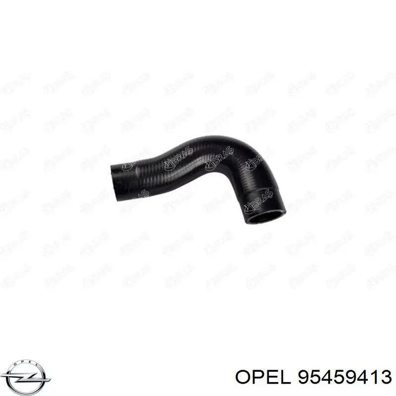 95390894 Opel Патрубок радиатора охлаждения нижний