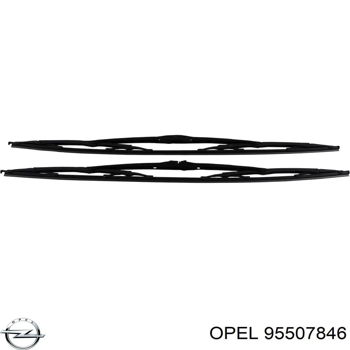 Купить 95507846 Opel Резинка щетки стеклоочистителя водительская