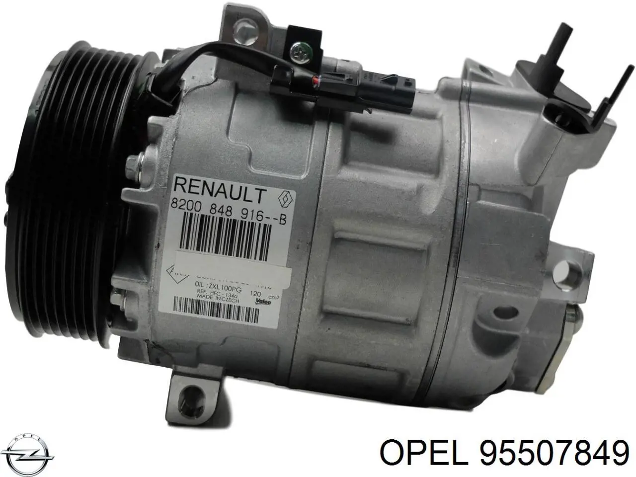 Компрессор кондиционера 95507849 Opel