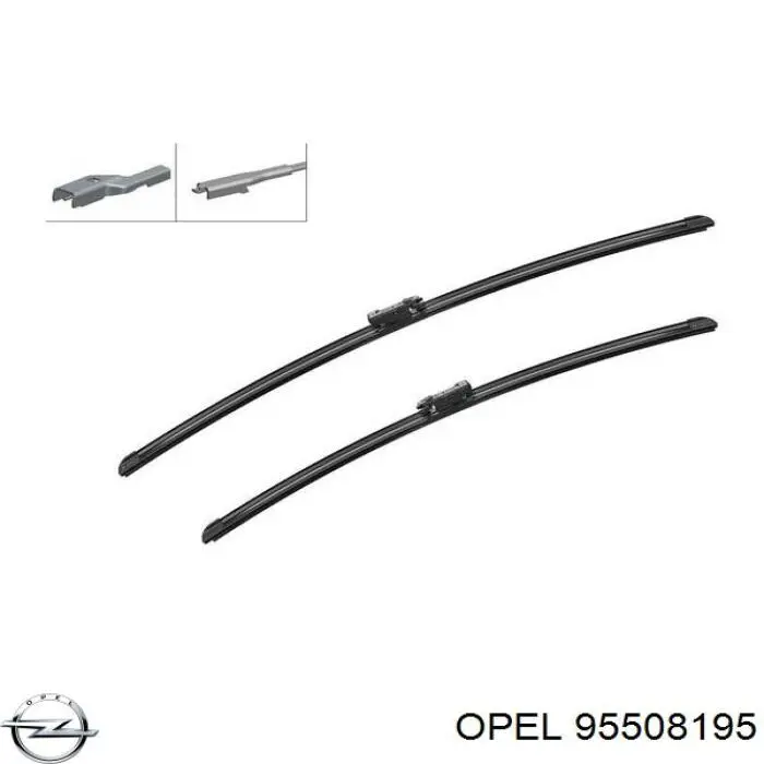 Щетка стеклоочистителя лобового стекла, водительская Opel 95508195 цена, от 33.81 USD