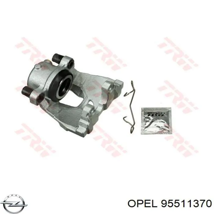 95511370 Opel suporte do freio dianteiro direito