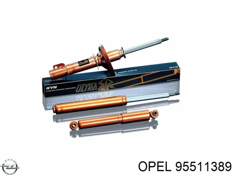 95511389 Opel Стойка передняя