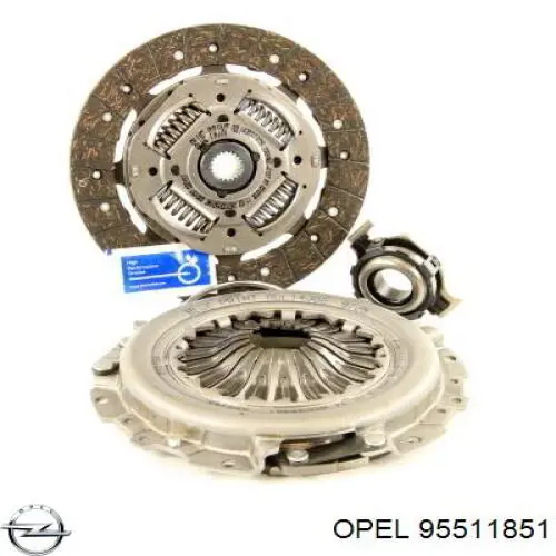 Комплект сцепления (3 части) Opel 95511851 цена, от 118.54 USD