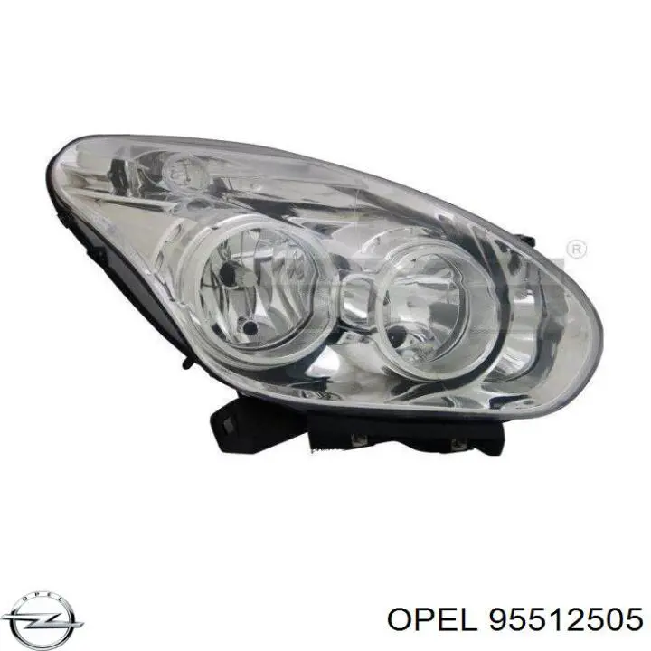 95512505 Opel Фара