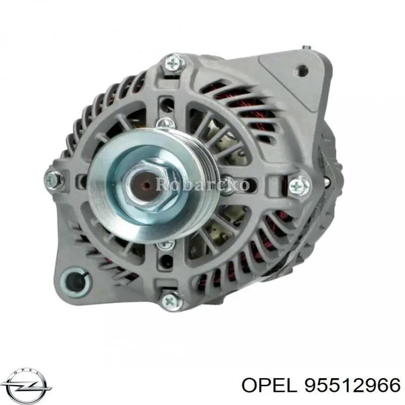 95512966 Opel Генератор автомобильный