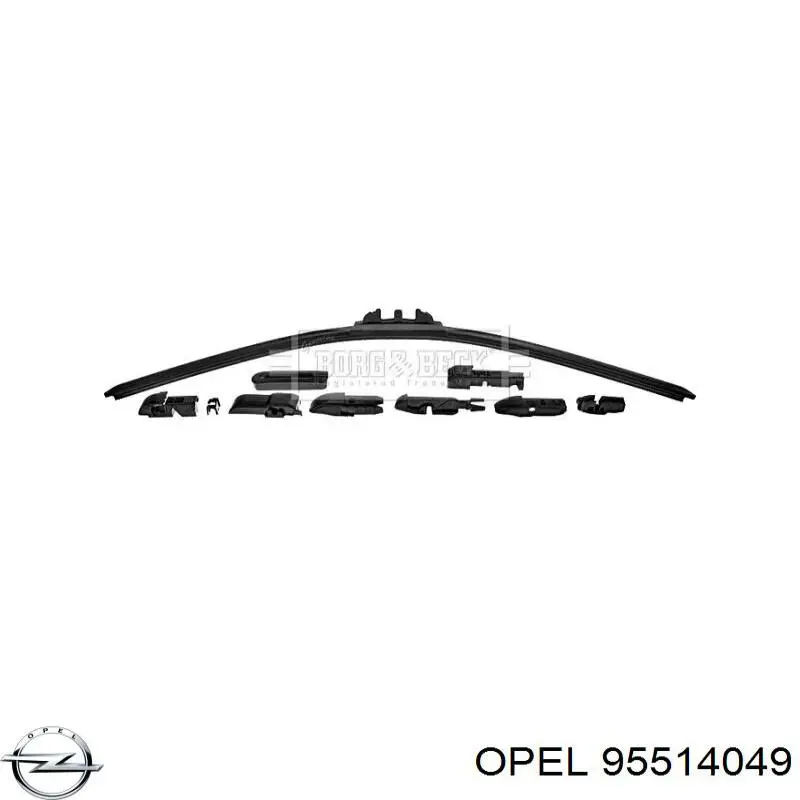 95514049 Opel Щетка-дворник лобового стекла, водительская