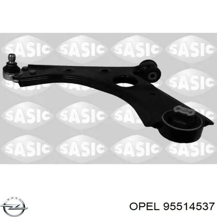 Рычаг передний нижний левый Opel 95514537