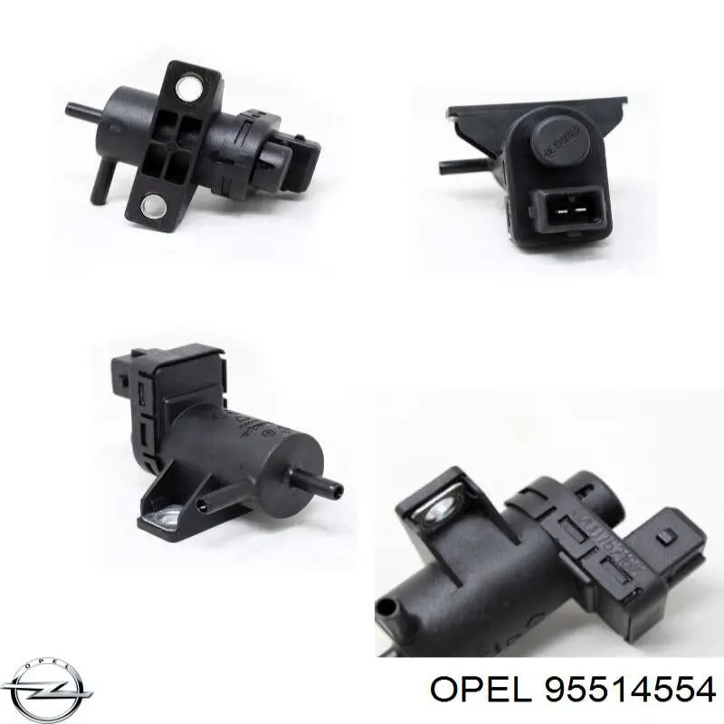 95514554 Opel Клапан соленоид регулирования заслонки EGR