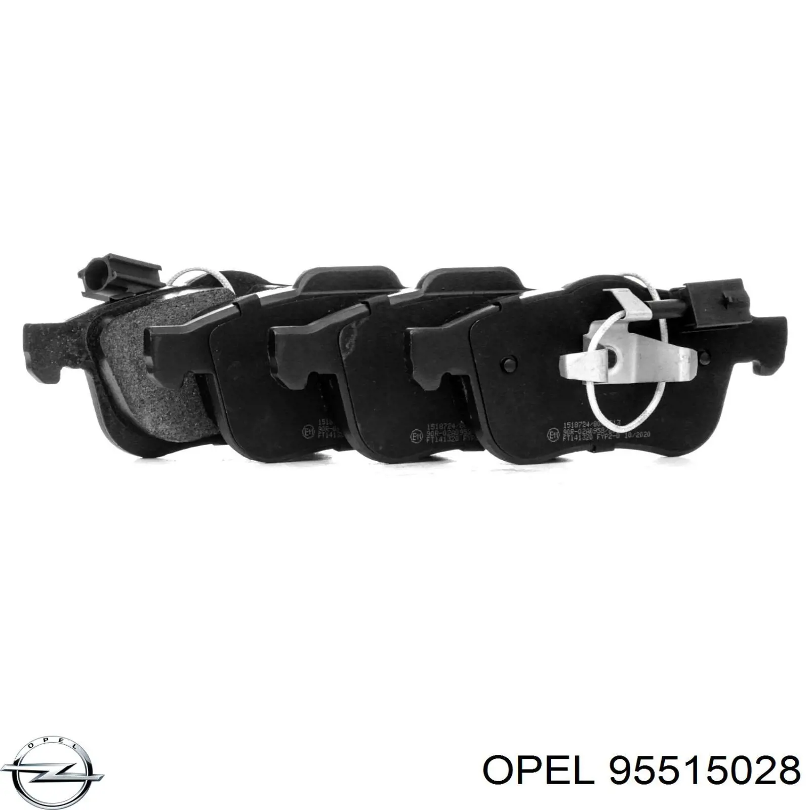 Купить 95515028 Opel Колодки тормозные