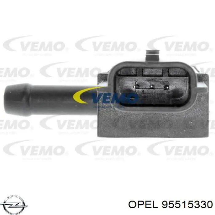 95515330 Opel sensor de pressão dos gases de escape