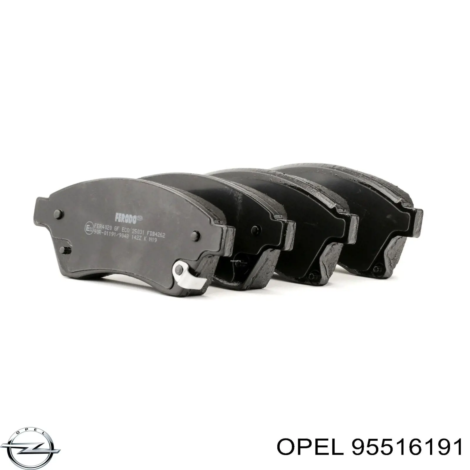Колодки Opel 95516191 цена, от 19.63 USD