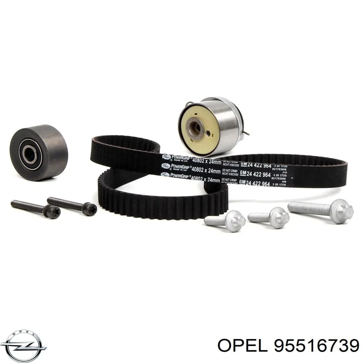 Комплект ГРМ 95516739 Opel