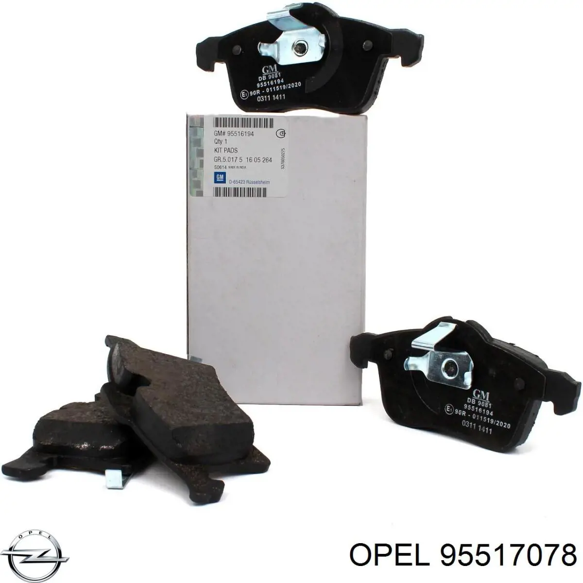 Колодки Opel 95517078 цена, от 25.34 USD