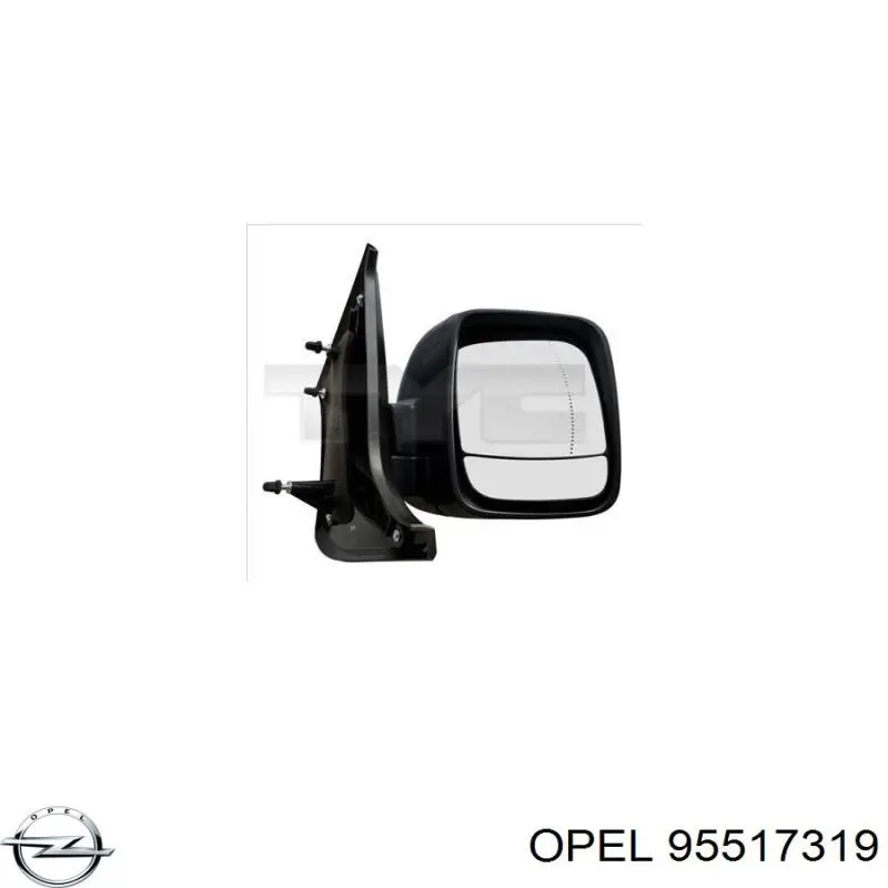 Наружное зеркало правое Opel 95517319 цена, от 80.64 USD