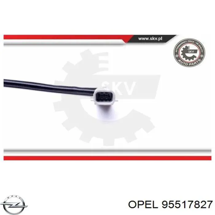 95517827 Opel датчик температуры отработавших газов (ог, сажевого фильтра)
