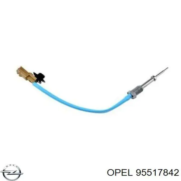 95517842 Opel sensor de temperatura dos gases de escape (ge, antes de turbina)