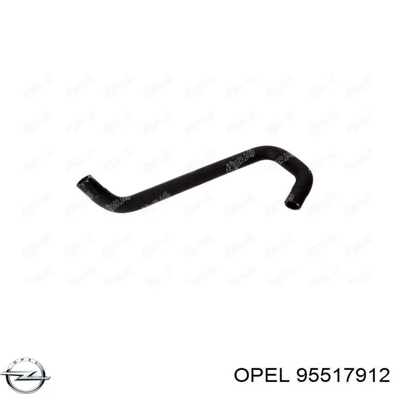 Трубка датчика давления выхлопных газов Opel 95517912