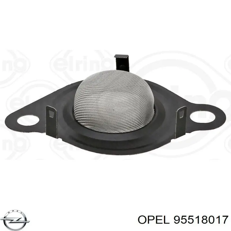 Прокладка EGR-клапана рециркуляции 95518017 Opel