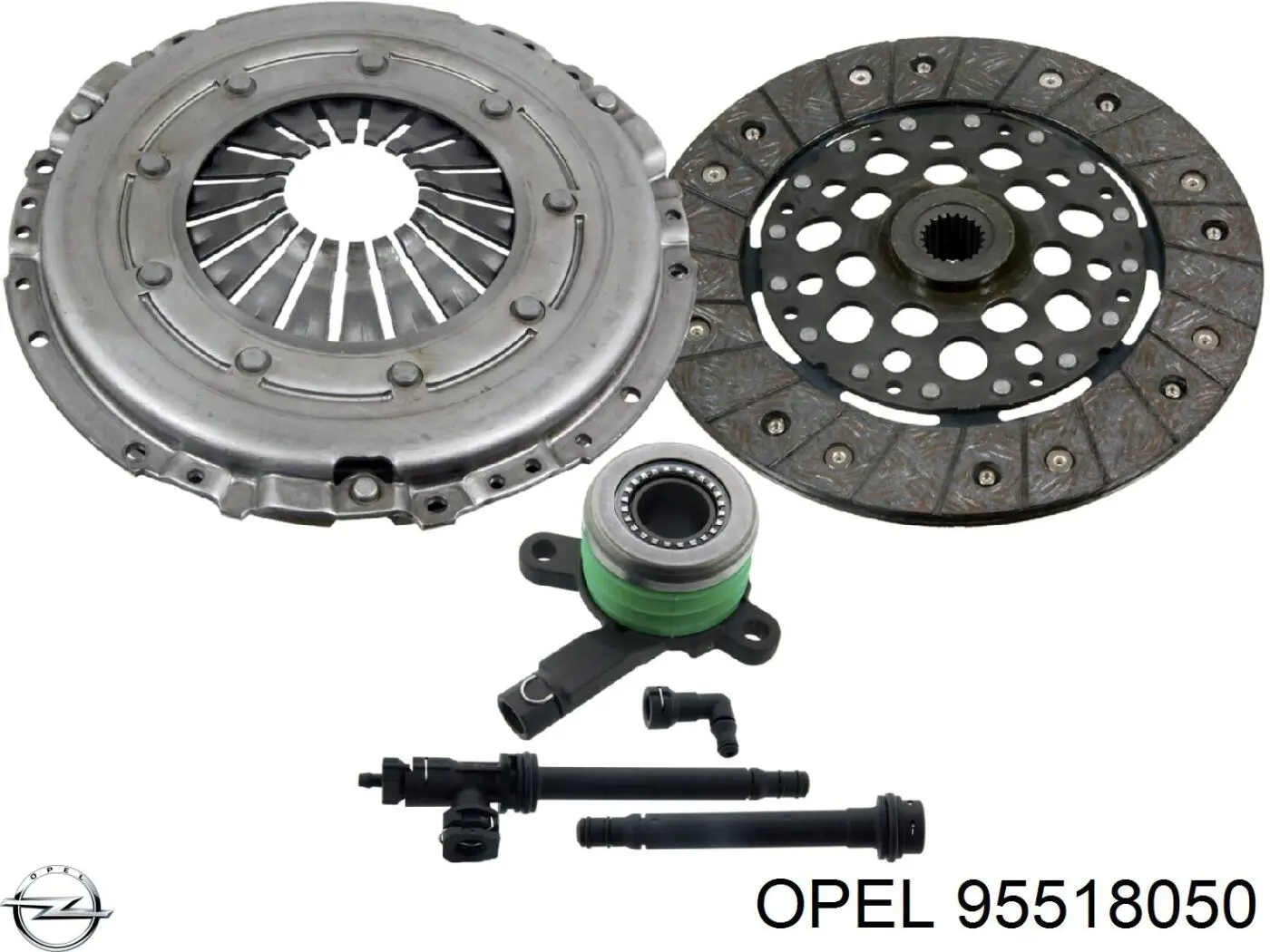 Диск сцепления 95518050 Opel