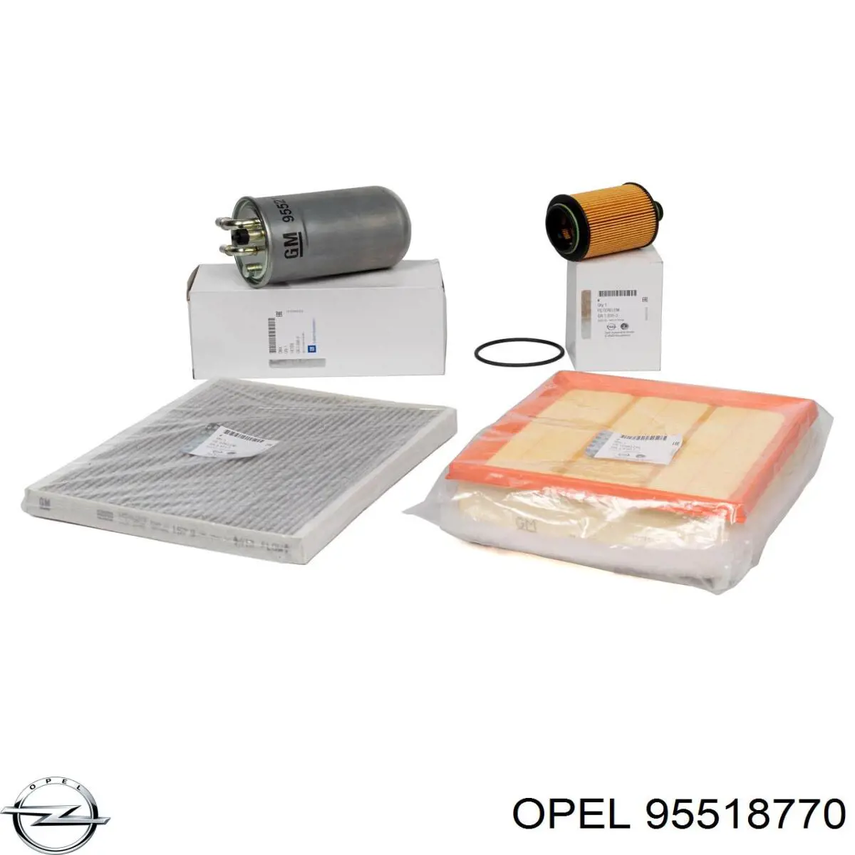 Комплект цепи ГРМ 95518770 Opel