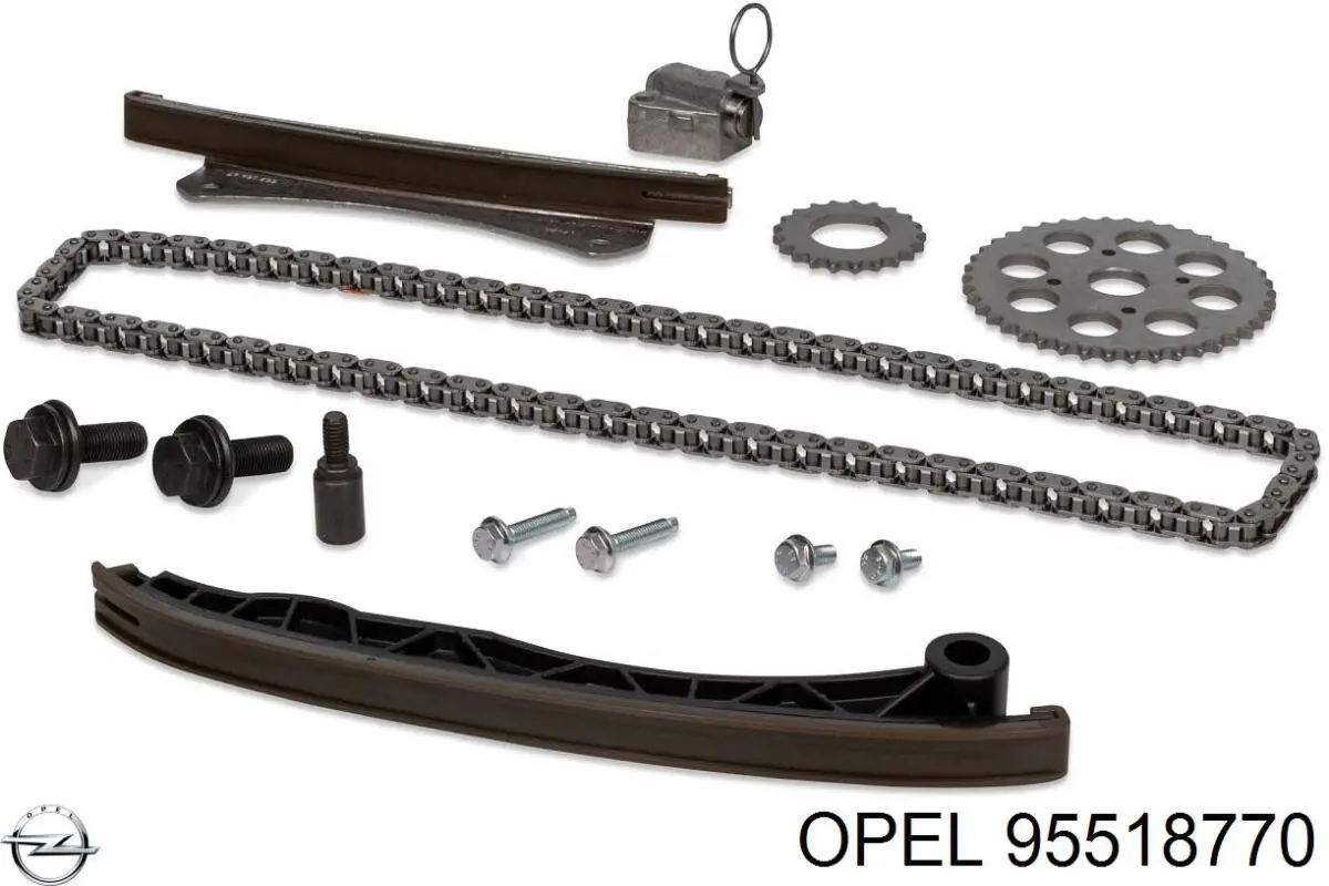 95518770 Opel cadeia do mecanismo de distribuição de gás, kit