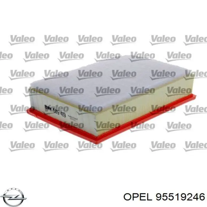 Элемент воздушного фильтра Opel 95519246 цена, от 7.60 USD