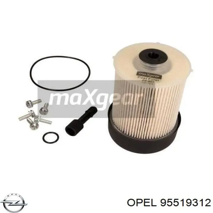 Купить 95519312 Opel Фильтр-отстойник топлива грубой очистки