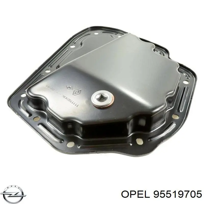 95519705 Opel panela de óleo de cárter do motor