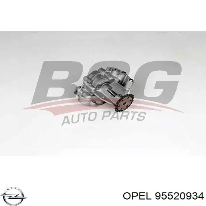 Помпа масляная Opel 95520934 цена, от 222.39 USD