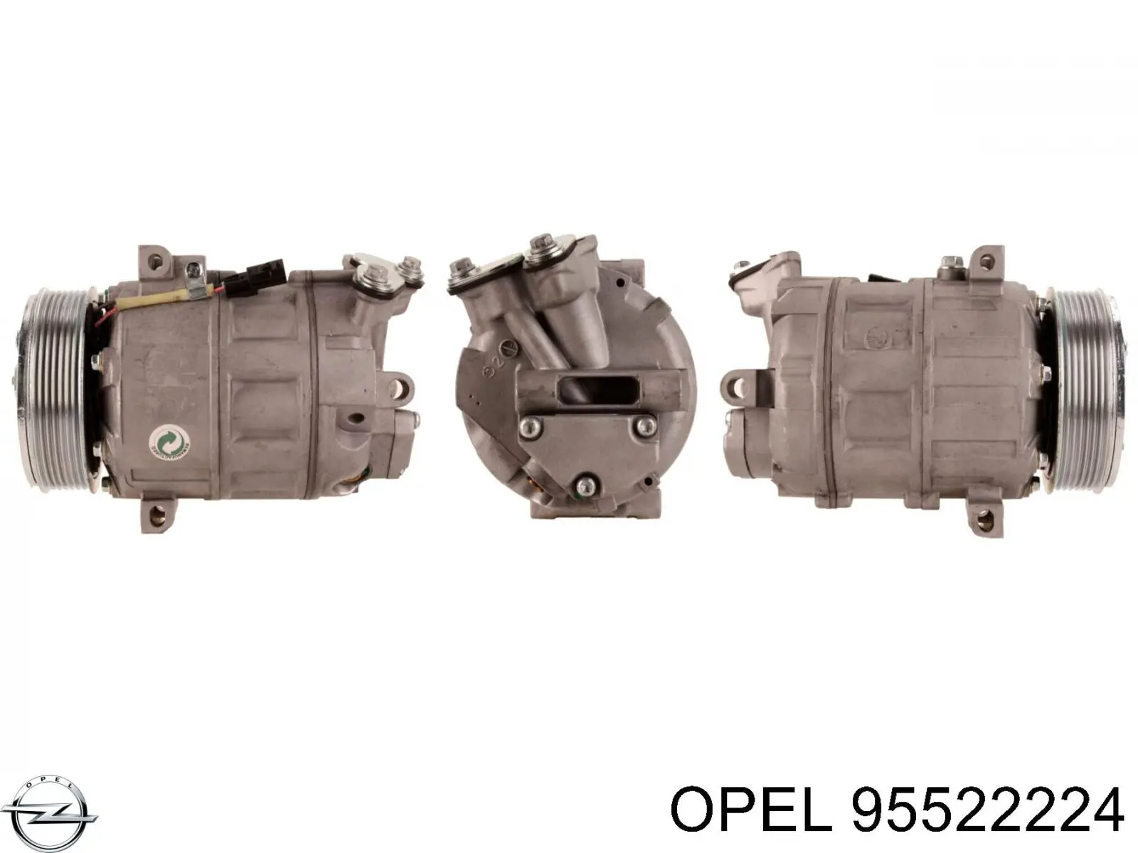 Компрессор кондиционера 95522224 Opel
