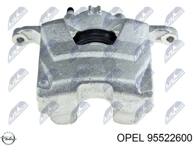 95522600 Opel suporte do freio dianteiro direito