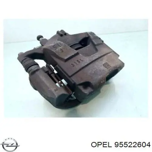 95522604 Opel Суппорт тормозной, передний, правый