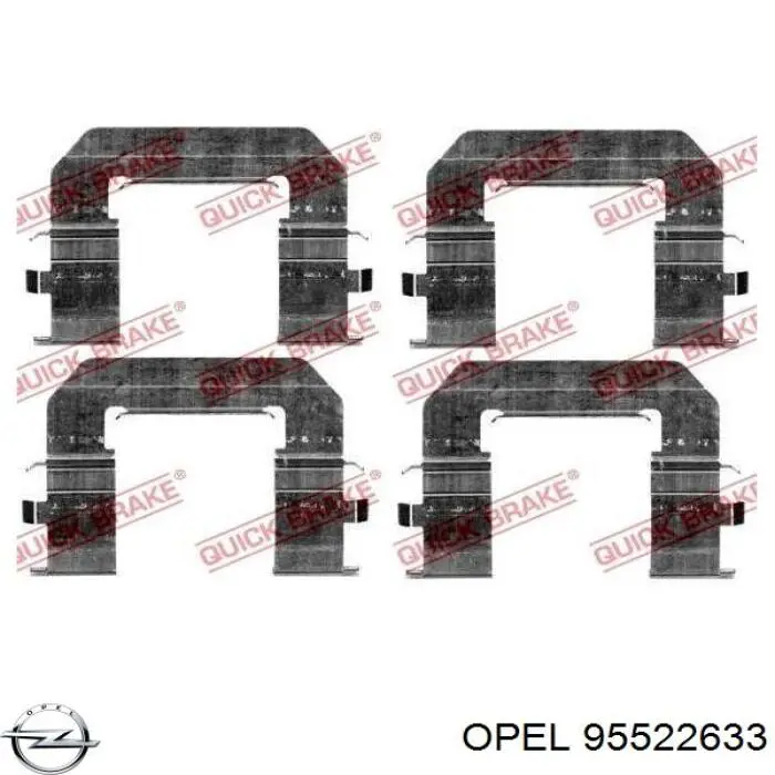 Купить 95522633 Opel Суппорт тормозной передний правый