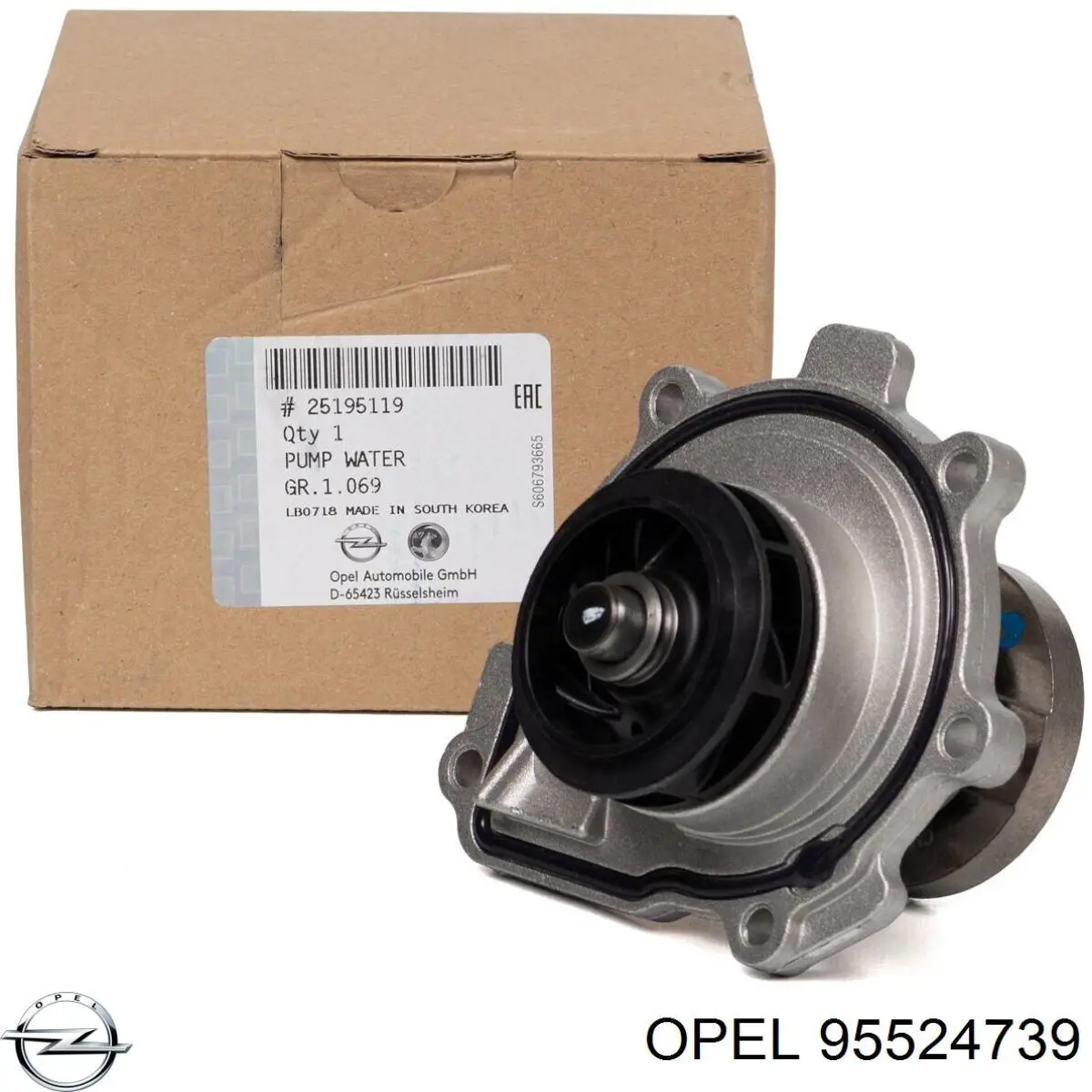 Купить 95524739 Opel Насос охлаждения