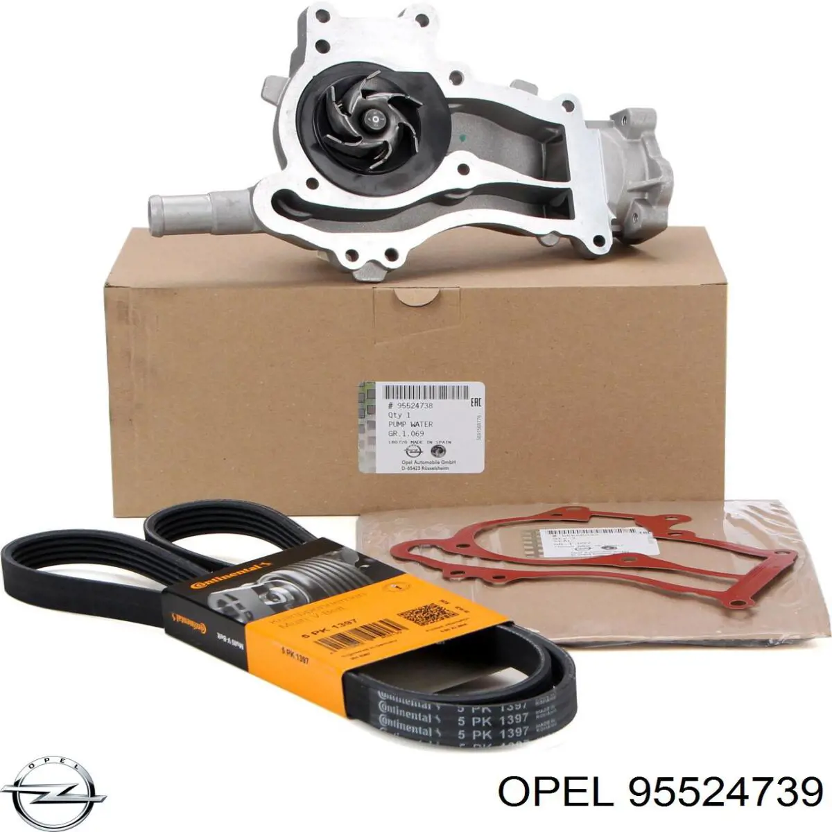 Водяной насос Opel 95524739