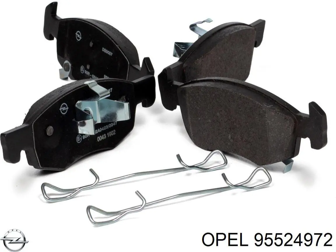 Купить 95524972 Opel Колодки тормозные