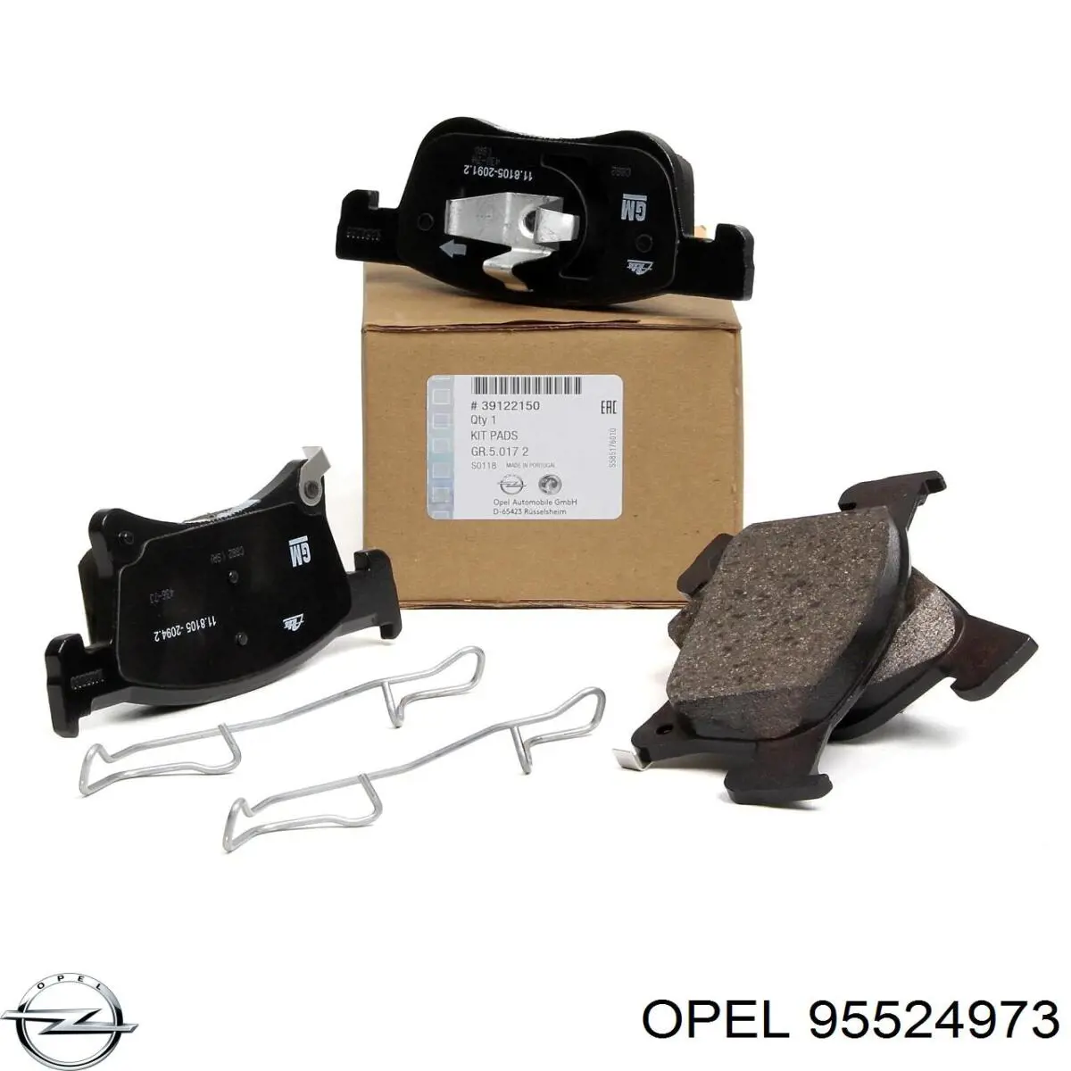 Купить 95524973 Opel Колодки тормозные