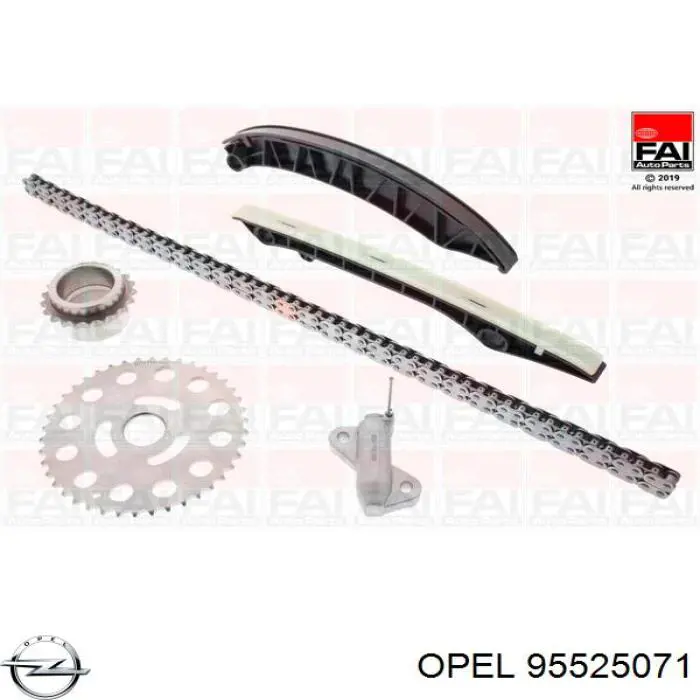 Ремкомплект ГРМ Opel 95525071 цена, от 142.53 USD