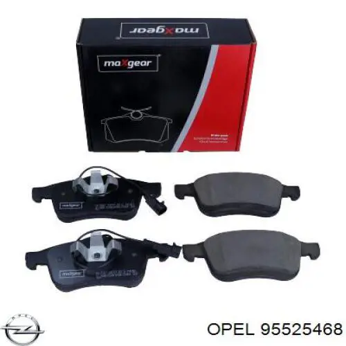 Купить 95525468 Opel Колодки тормозные