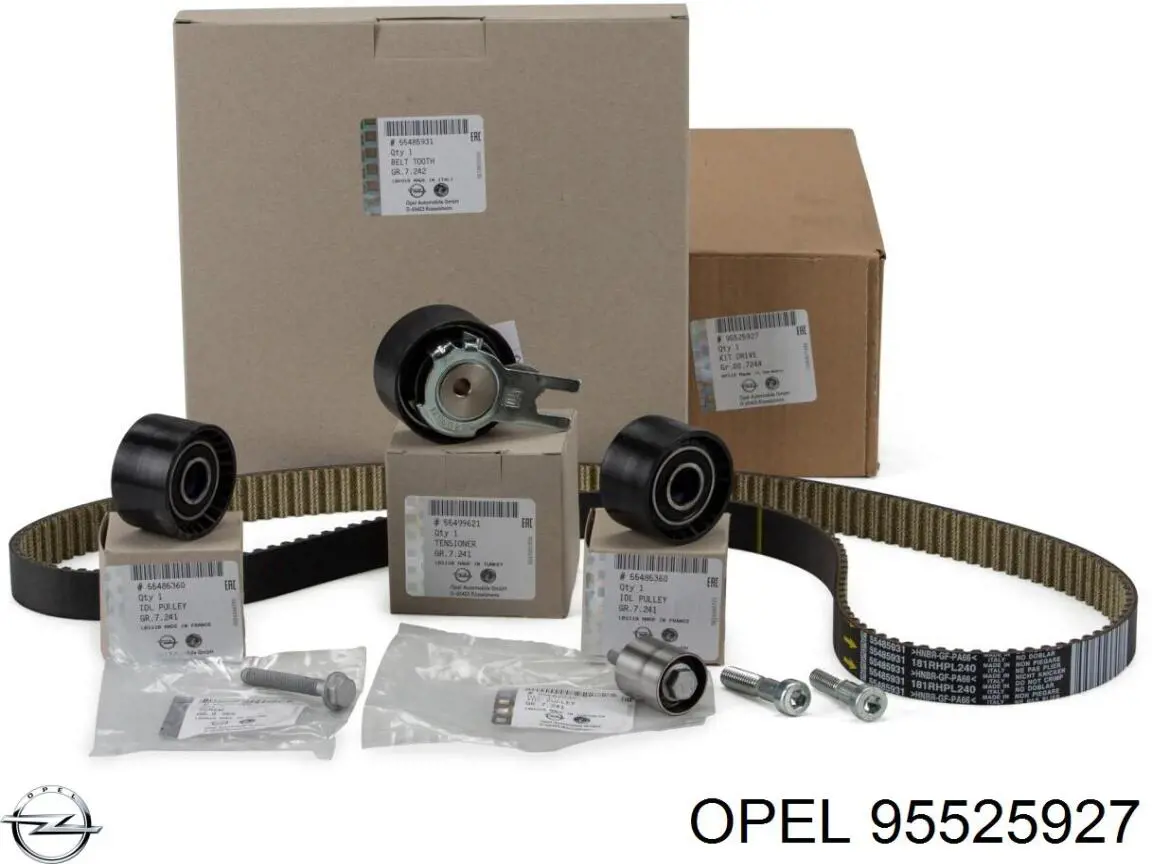 95525927 Opel Комплект ремня ГРМ